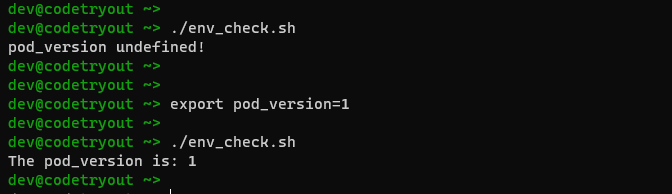 bash check if environment variable is set and not empty