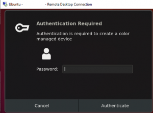 Ubuntu authentication required как убрать